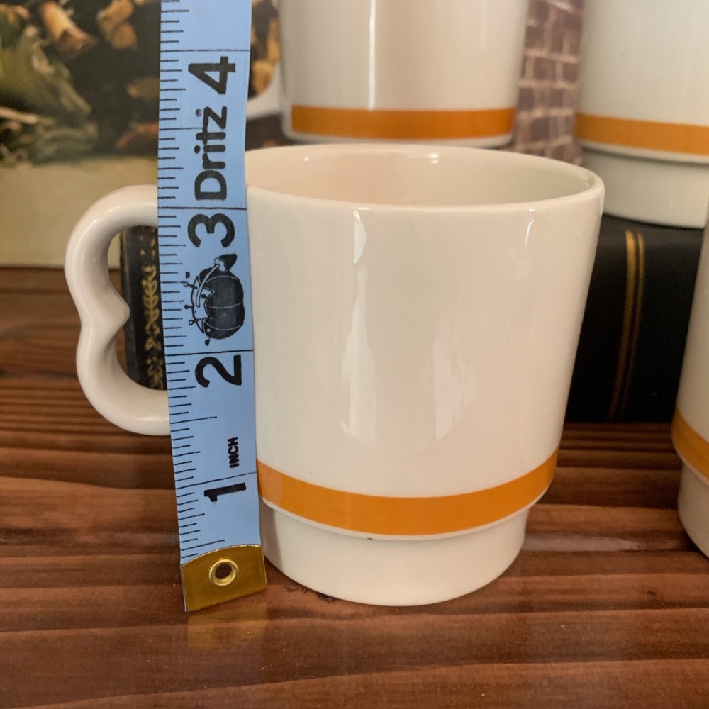 Vintage 70’s diner mugs set of 4 - Picture 3 of 4